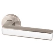Ручка раздельная CUBE R.URB-52 SN/White-19 матовый